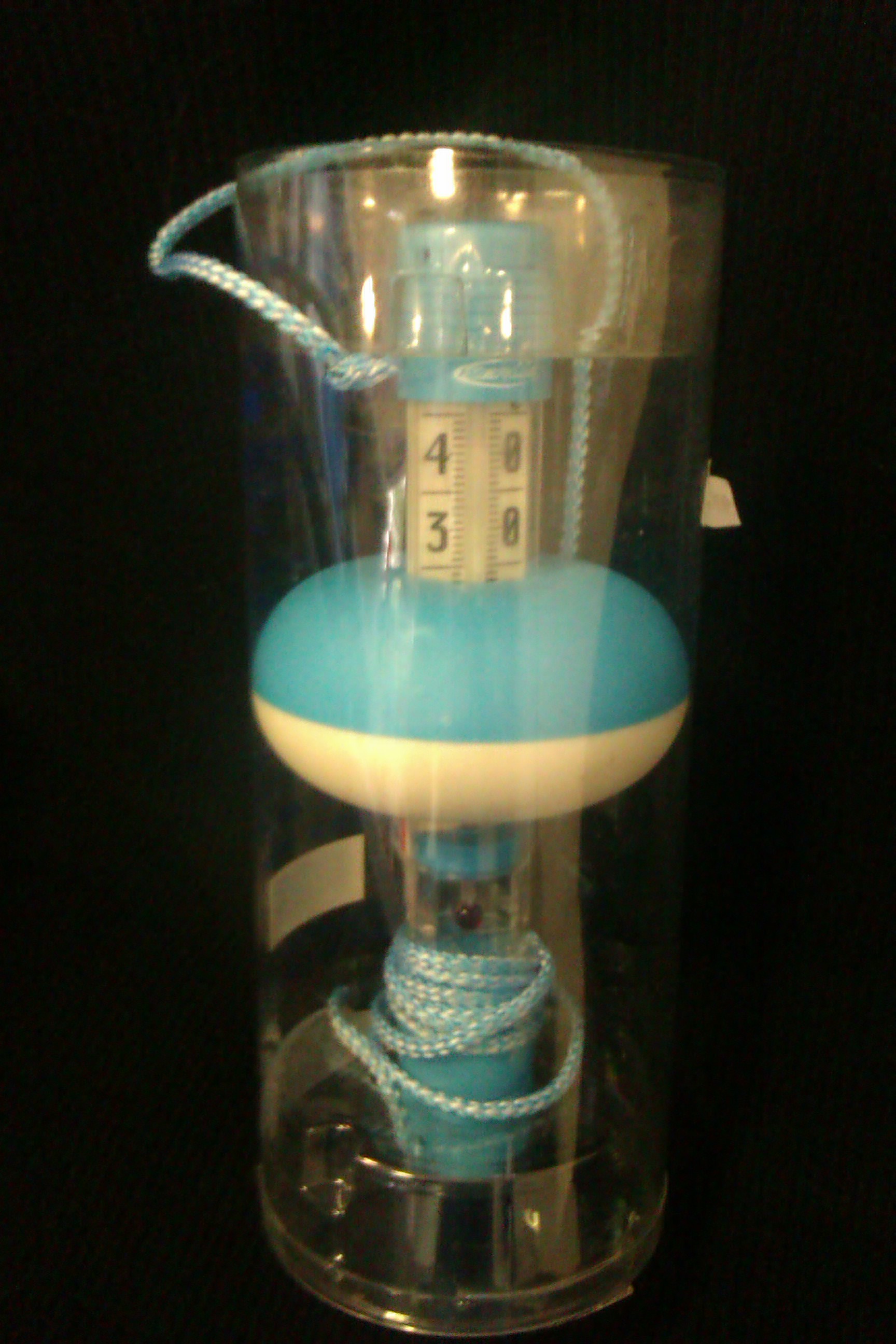MINI THERMOMETRE VISION BLEU