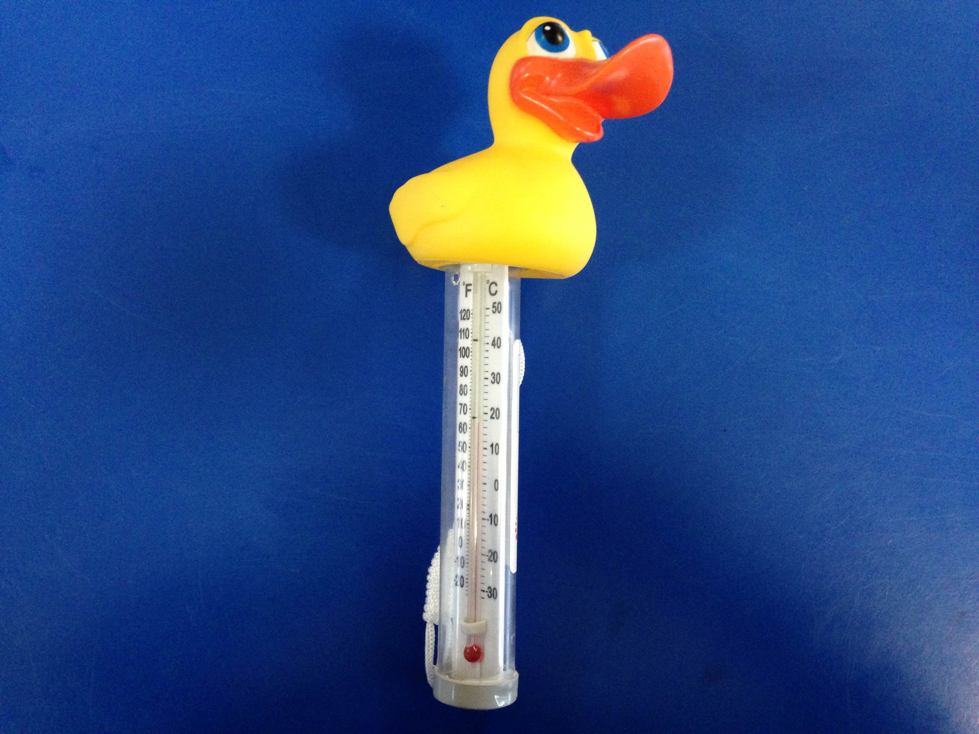 THERMOMETRE FLOTTANT CANARD JAUNE / 